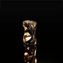 Load image into Gallery viewer, Memento Mori Hourglass Signet - philologa
