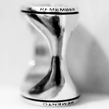Load image into Gallery viewer, Memento Mori Hourglass Signet - philologa