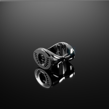 Load image into Gallery viewer, Memento Mori Hourglass Signet - philologa