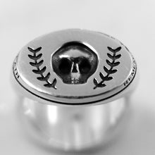 Load image into Gallery viewer, Memento Mori Hourglass Signet - philologa