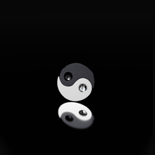 Load image into Gallery viewer, Tao - Ying Yang Stud Earrings - philologa