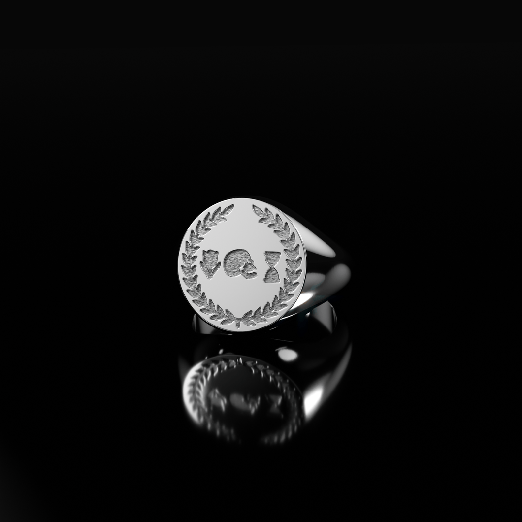 Memento Mori - Signet Ring - philologa